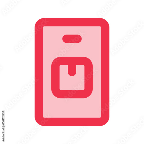 delivery app outline fill icon
