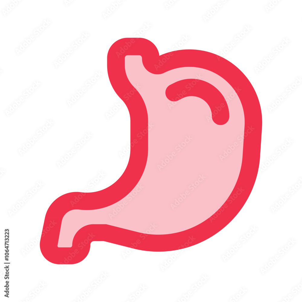 stomach outline fill icon stomach outline fill icon