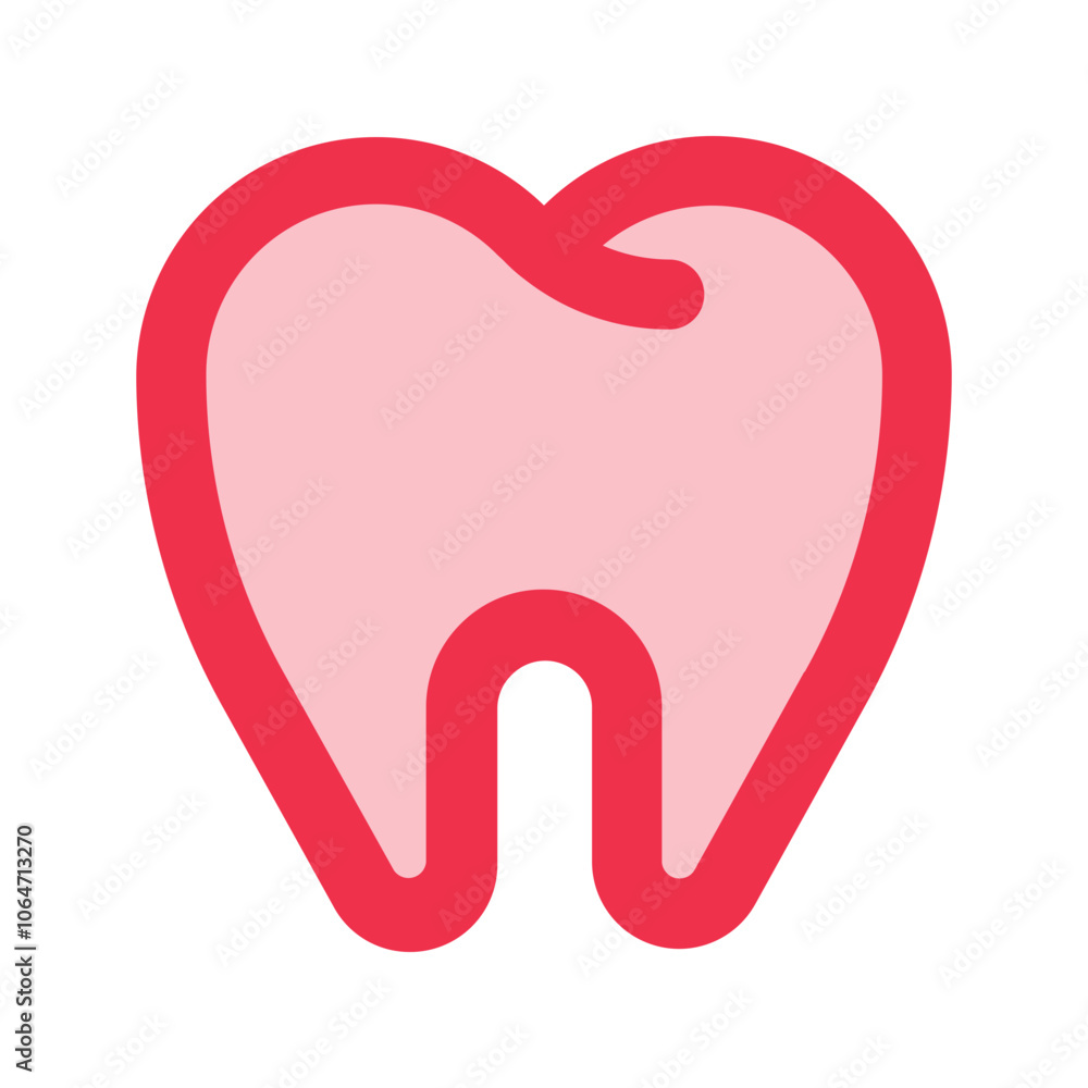 tooth outline fill icon tooth outline fill icon