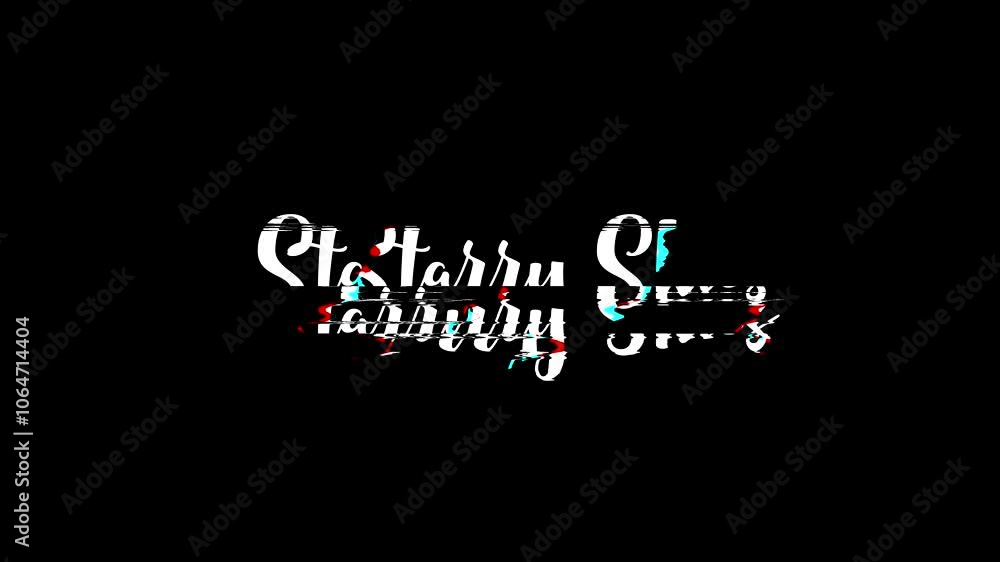 Starry Skies Christmas Quote Cursive Text Glitch Effect Animation on Black Background Starry Skies Christmas Quote Cursive Text Glitch Effect Animation on Black Background