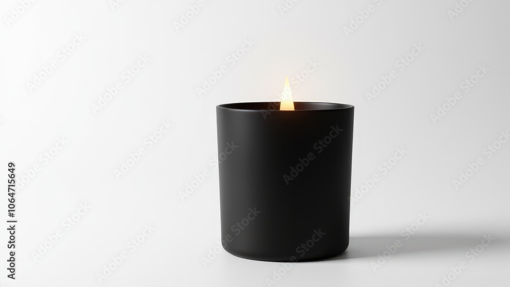 Simple black candle holder centerpiece, designed to add a touch of sophistication to any setting Simple black candle holder centerpiece, designed to add a touch of sophistication to any setting