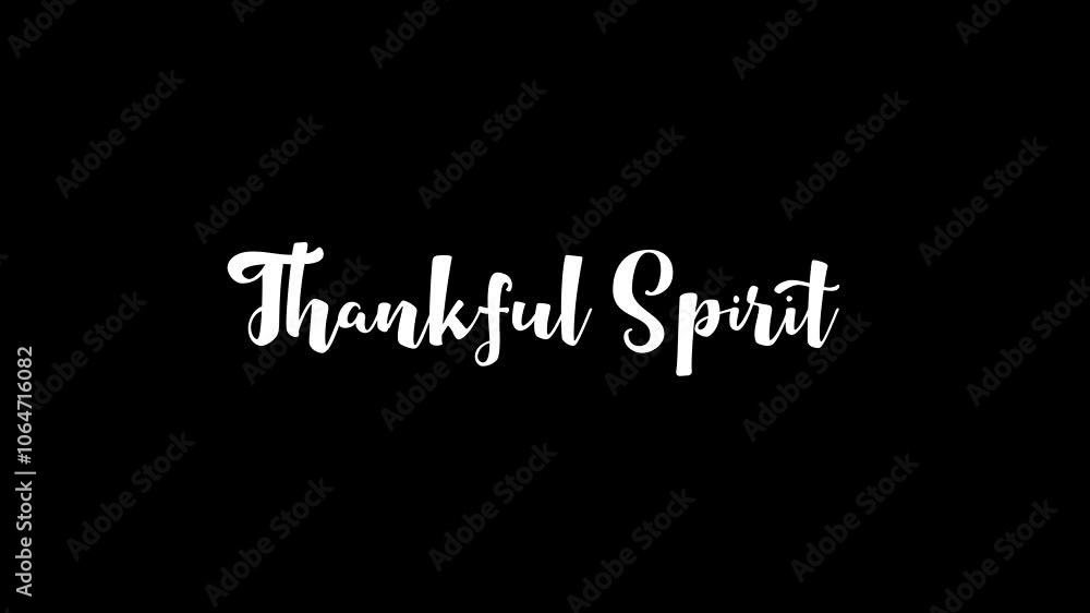 Christmas Quote Thankful Spirit Cursive Text Glitch Effect Animation on Black Background Christmas Quote Thankful Spirit Cursive Text Glitch Effect Animation on Black Background
