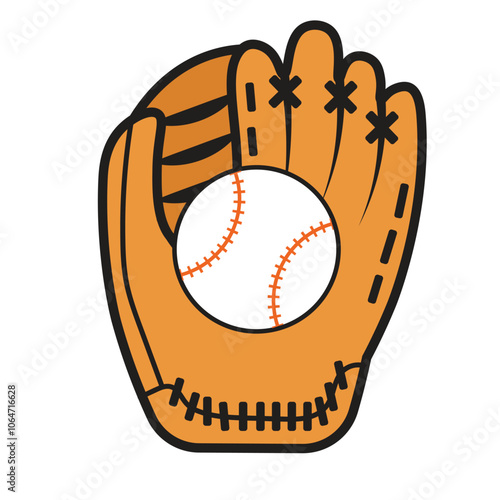 Softball Gloves illustration