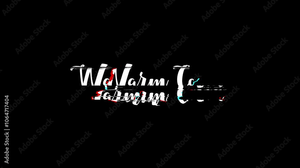 Warm Cocoa Christmas Quote Cursive Text Glitch Effect Animation on Black Background Warm Cocoa Christmas Quote Cursive Text Glitch Effect Animation on Black Background