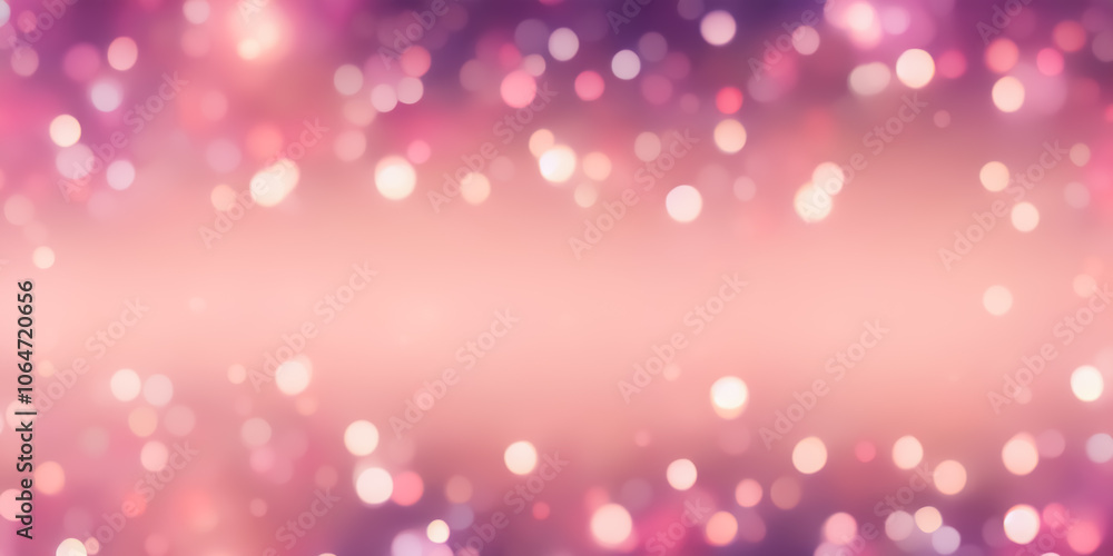 Sparkling Pink Bokeh Frame Sparkling Pink Bokeh Frame