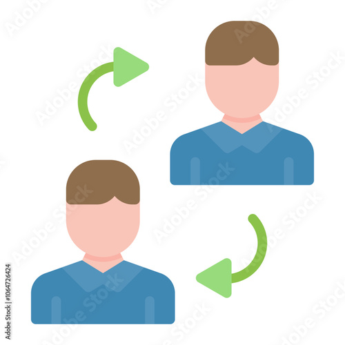 P2P Lending icon vector image. Can be used for Banking.