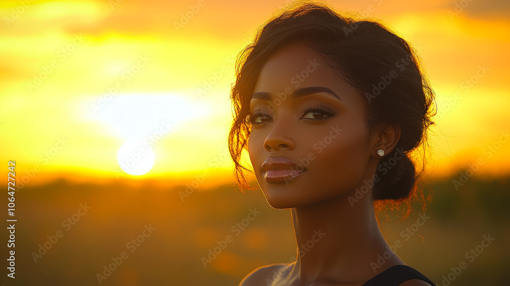 Elegant Woman Posing at Sunset in Nature
Elegant Woman Posing at Sunset in Nature