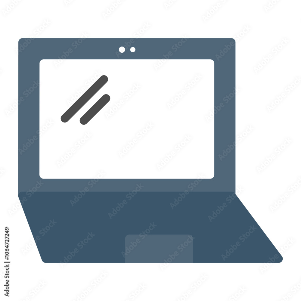 Laptop icon vector image. Can be used for Augmented Reality. Laptop icon vector image. Can be used for Augmented Reality.