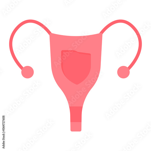 Ovaries icon vector image. Can be used for Human Anatomy.