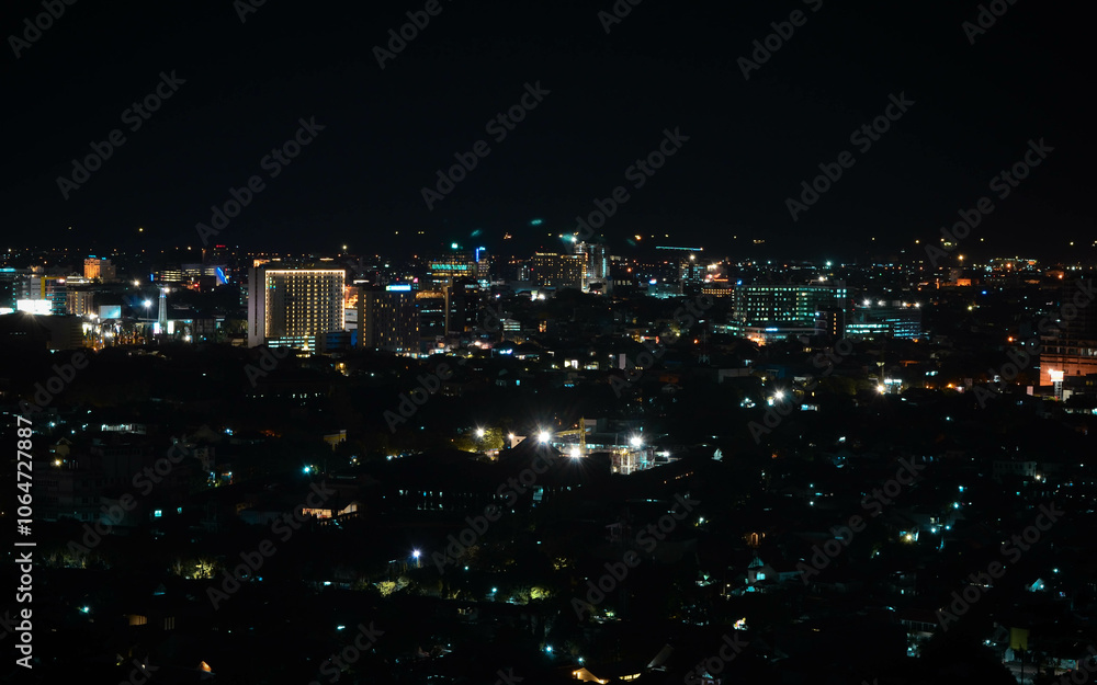 Fototapeta premium night view of the city