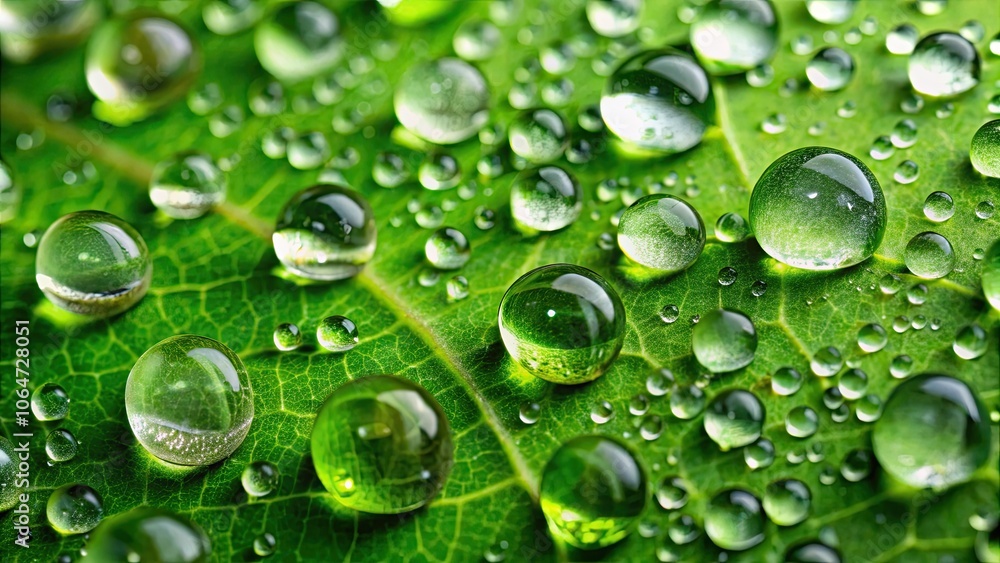 Close up of water drops on a leaf, water, drops, droplets, macro, close up, nature, green, leaf, fresh, wet, rain, dew Close up of water drops on a leaf, water, drops, droplets, macro, close up, nature, green, leaf, fresh, wet, rain, dew