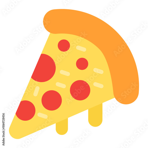 Pizza icon vector image. Can be used for Italy.