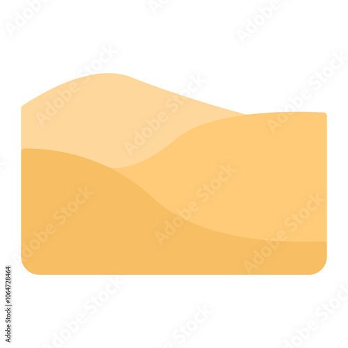 Sand Ripples icon vector image. Can be used for Coastline.