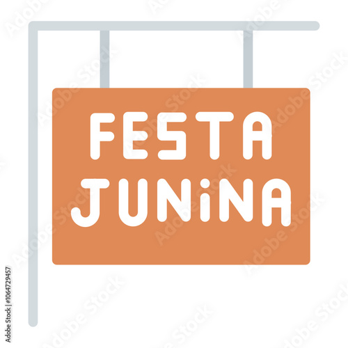 Festa Junina Sign icon vector image. Can be used for Festa Junina.