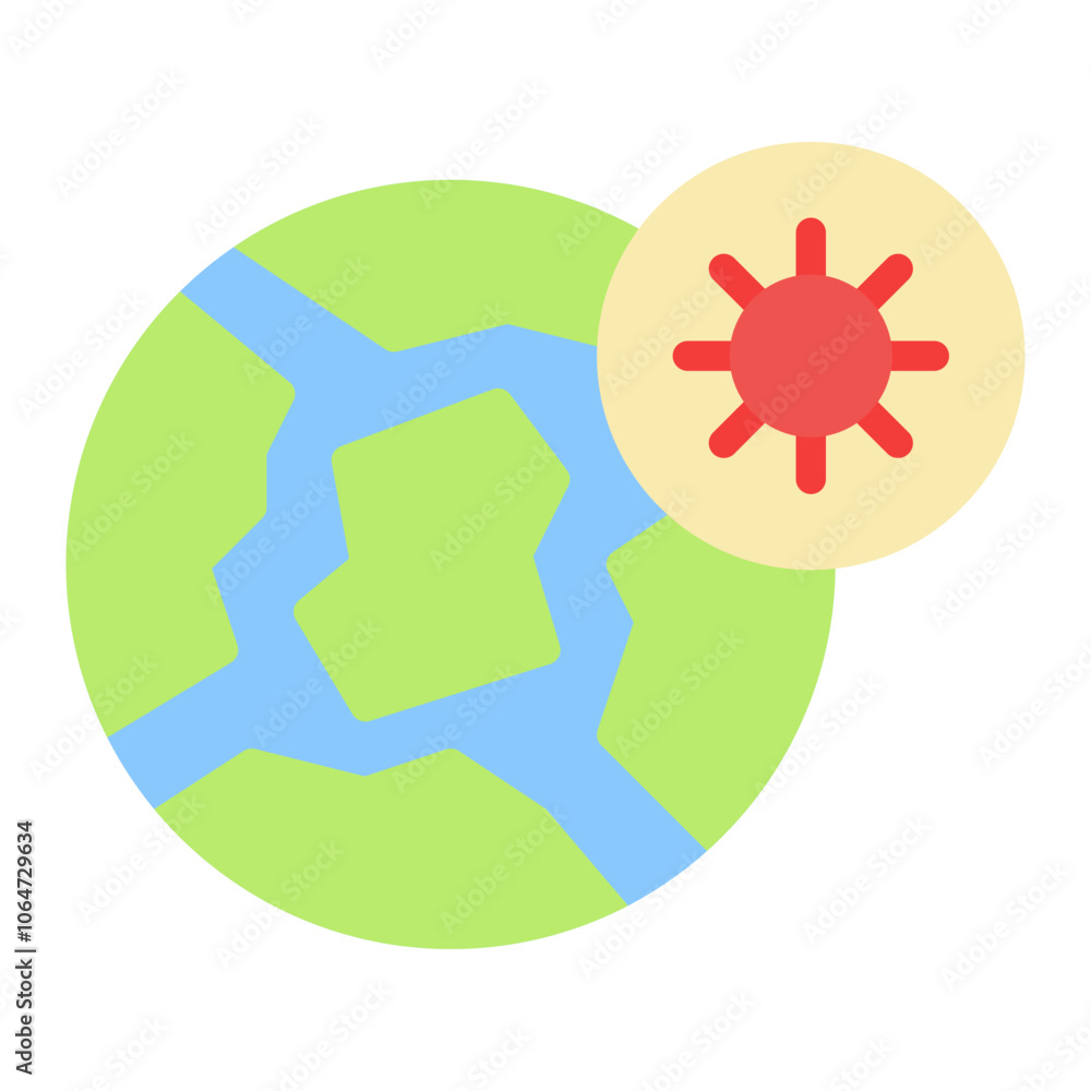 Pandemic Globe icon vector image. Can be used for Infectious Diseases. Pandemic Globe icon vector image. Can be used for Infectious Diseases.