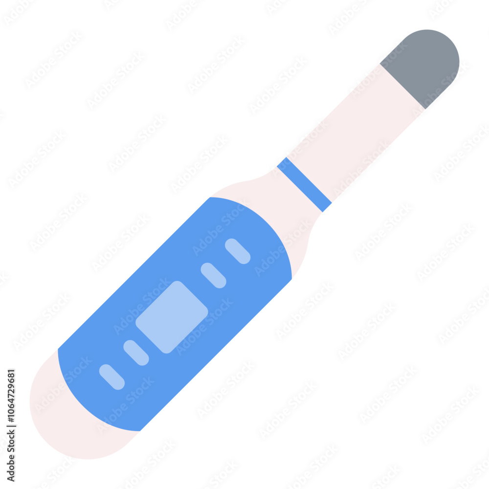 Feverish Thermometer icon vector image. Can be used for Infectious Diseases. Feverish Thermometer icon vector image. Can be used for Infectious Diseases.
