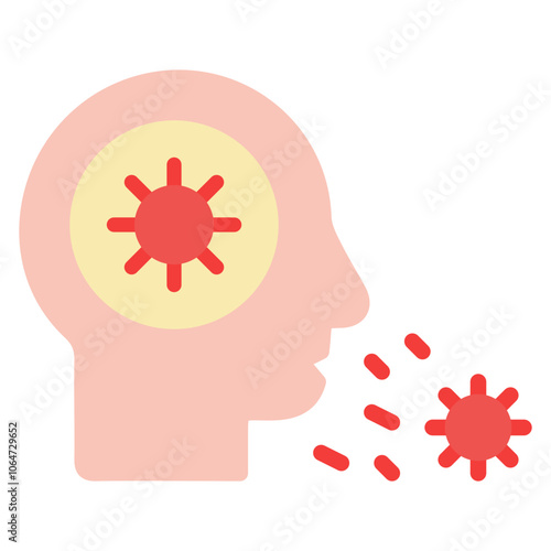 Infectious Droplets icon vector image. Can be used for Infectious Diseases.