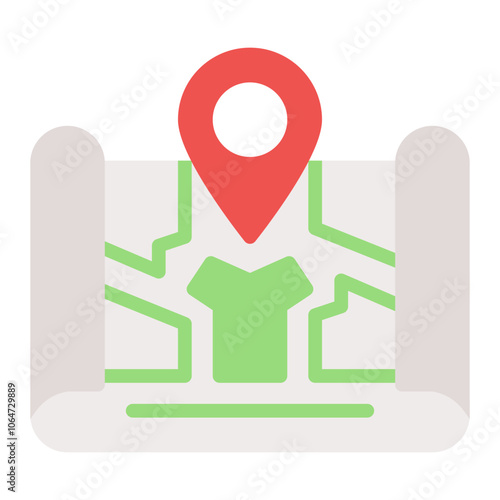 Outbreak Map icon vector image. Can be used for Infectious Diseases.