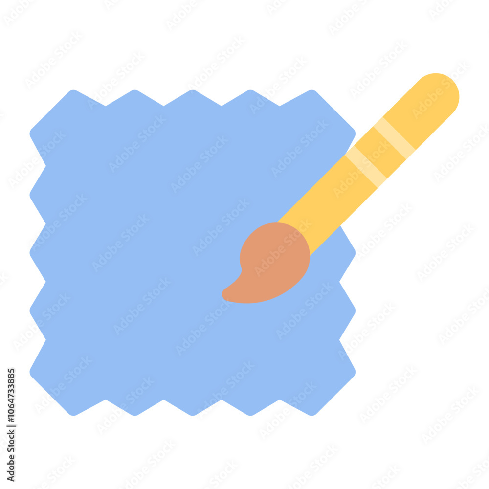 Painted Fabric icon vector image. Can be used for Fabric Features.