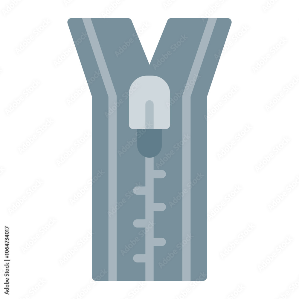 Zipper icon vector image. Can be used for Fabric Features. Zipper icon vector image. Can be used for Fabric Features.