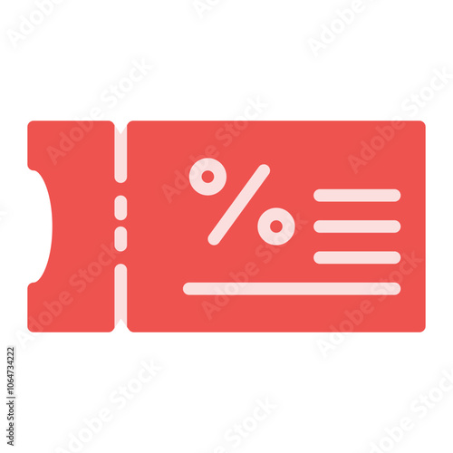 Discount Coupons icon vector image. Can be used for Supermarket.