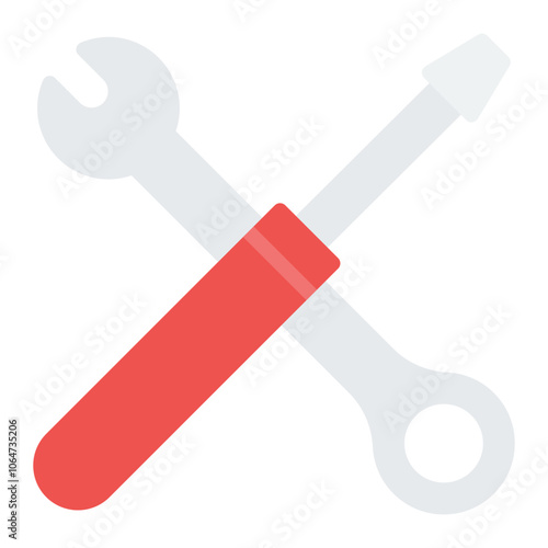 Tools icon vector image. Can be used for Instrument.