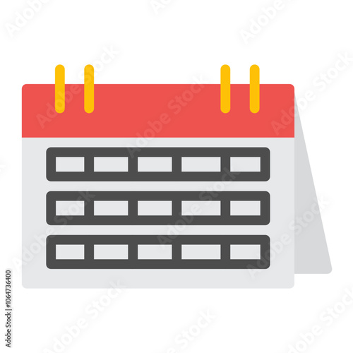Calendar icon vector image. Can be used for Shoemaker.