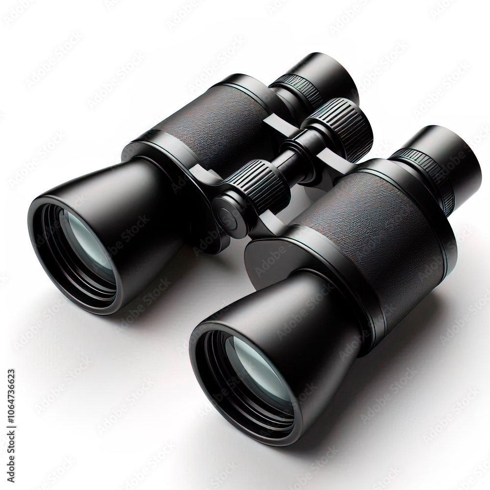 Binoculars on white background Binoculars on white background