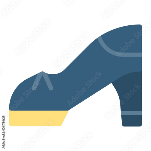 Heel icon vector image. Can be used for Shoemaker.