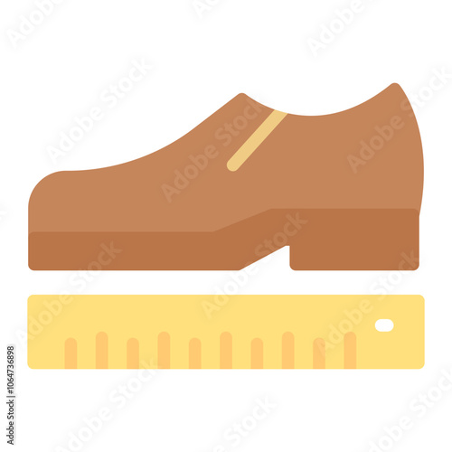 Shoe Size icon vector image. Can be used for Shoemaker.