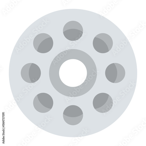 Bobbin icon vector image. Can be used for Art and Craft Supplies.