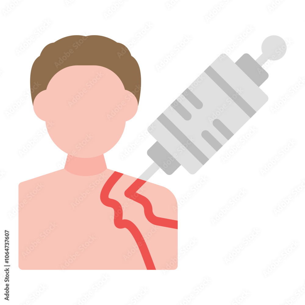 Tattoo Art icon vector image. Can be used for Art and Craft Supplies. Tattoo Art icon vector image. Can be used for Art and Craft Supplies.
