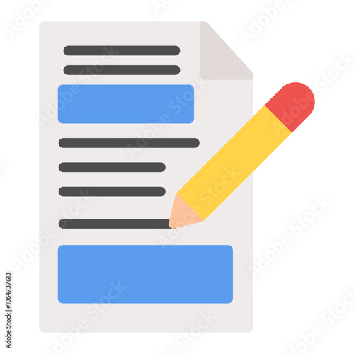 Writing icon vector image. Can be used for Art and Craft Supplies. Free Download Writing icon vector image. Can be used for Art and Craft Supplies. - GFXLoad