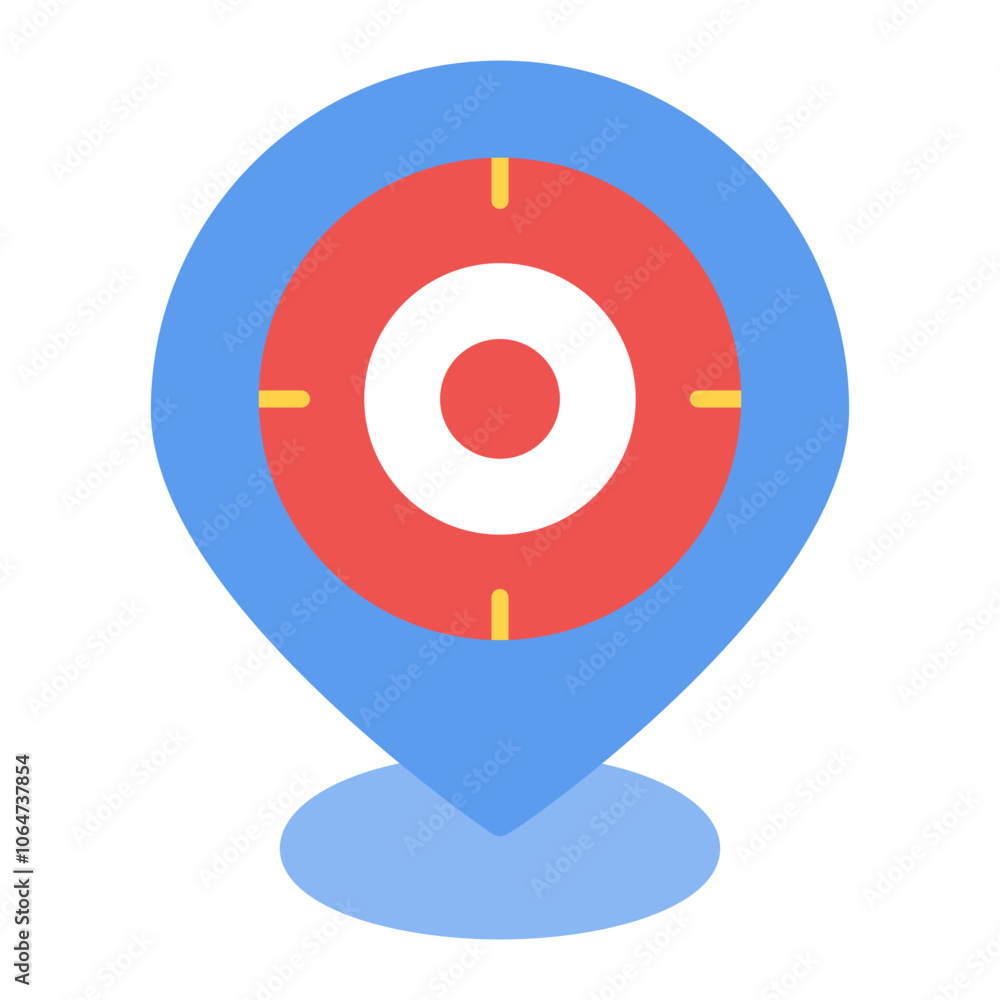 Location icon vector image. Can be used for Archery. Location icon vector image. Can be used for Archery.