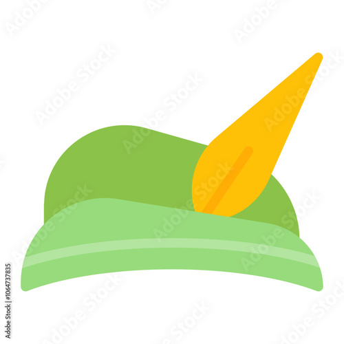 Hat icon vector image. Can be used for Archery.