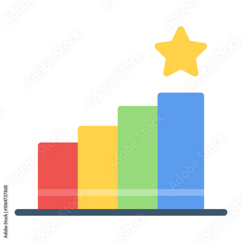 Podium icon vector image. Can be used for Archery.