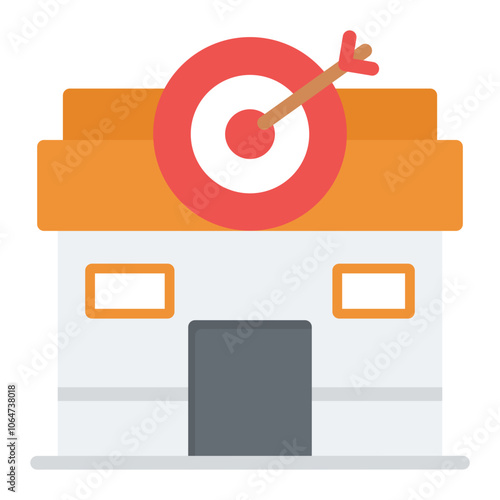 Shop icon vector image. Can be used for Archery.