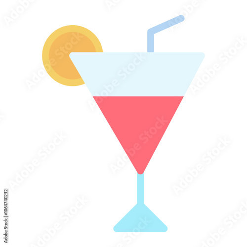 Cocktails icon vector image. Can be used for Bowling.