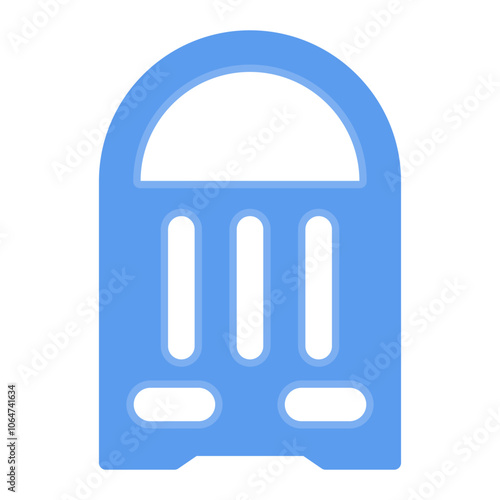Kick Board icon vector image. Can be used for Beach Resort.