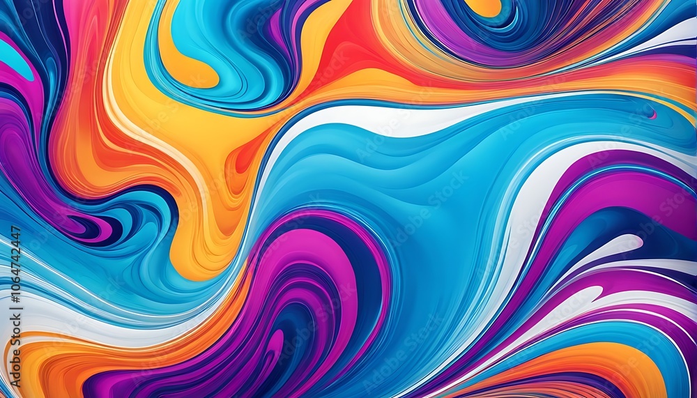 abstract colorful background with waves abstract colorful background with waves