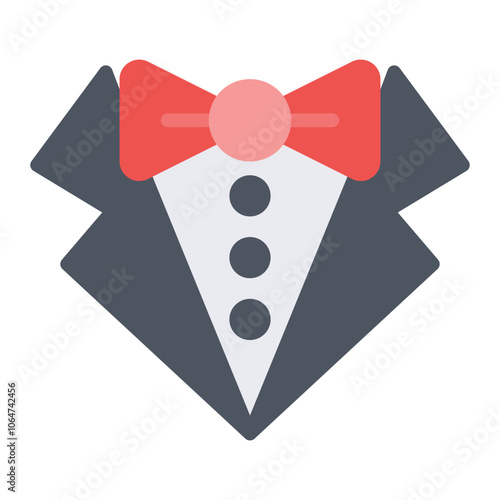 Tuxedo icon vector image. Can be used for Luxury.