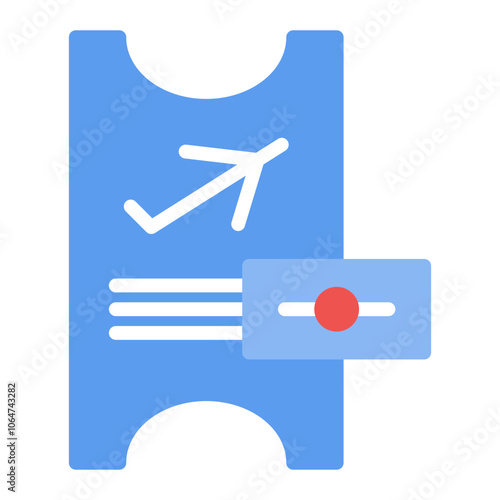 Airfare Reimbursement icon vector image. Can be used for Casino.