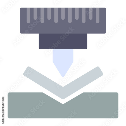 Bending icon vector image. Can be used for Mettalurgy.
