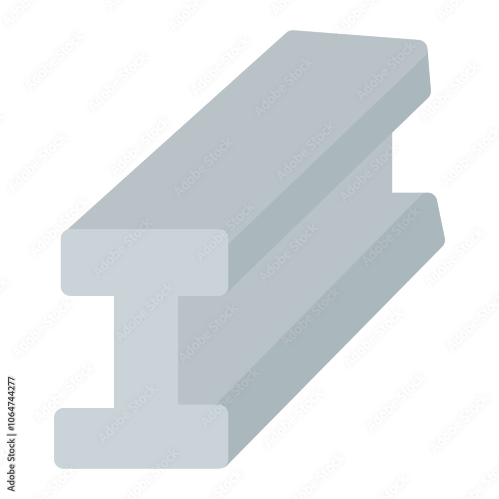 I Beam icon vector image. Can be used for Mettalurgy. I Beam icon vector image. Can be used for Mettalurgy.