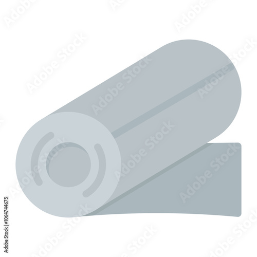 Rolled Steel icon vector image. Can be used for Mettalurgy.