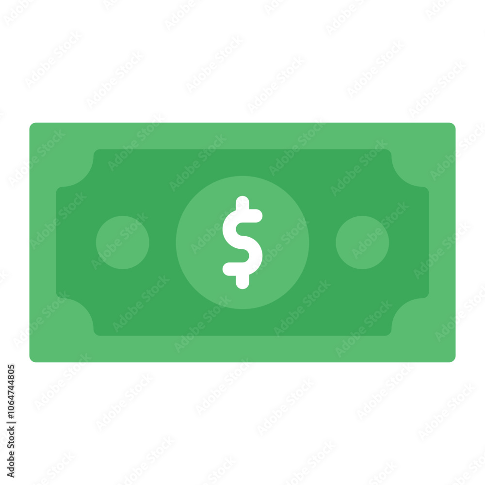 Dollar Bill icon vector image. Can be used for Trading. Dollar Bill icon vector image. Can be used for Trading.
