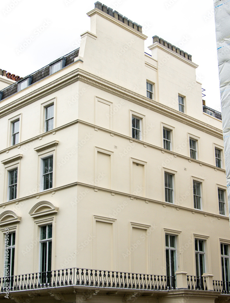 Obraz premium Blanked Off Windows On A Building To Avoid Taxation From The Olden Times