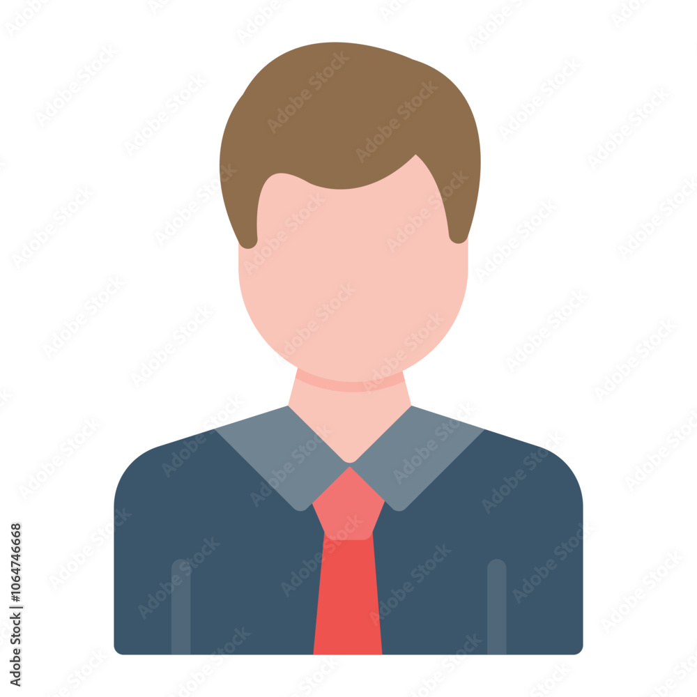 Social Worker Male icon vector image. Can be used for Psychology.