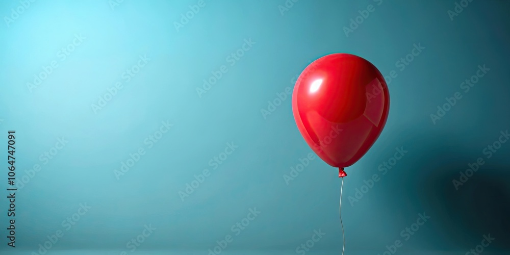 Single red balloon floating in mid-air, balloon, red, floating, air, isolated, object, celebration, party, sky, colorful Single red balloon floating in mid-air, balloon, red, floating, air, isolated, object, celebration, party, sky, colorful