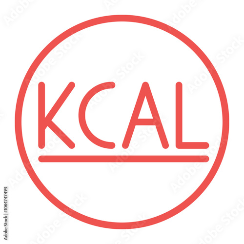 Caloric Energy icon vector image. Can be used for Nutrition.